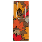 どんこ葉とV ワインギフトバッグ (正面)