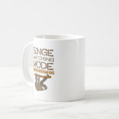 どんちゃん騒ぎの監視モードによって活動化させる怠惰の漫画 コーヒーマグカップ (正面左)