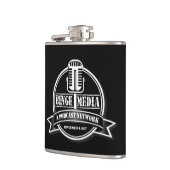 どんちゃん騒ぎ媒体のフラスコ フラスク (左)