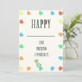 どんなお祝いにもハッピー カード (スタンド正面)