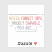 どんなに勢忘れいよく働くかなど決して シール (シート)