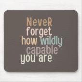 どんなに勢忘れいよく働くかは知らん マウスパッド (正面)