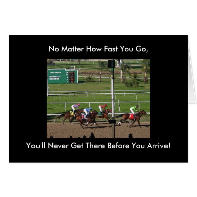 どんなに速く行っても、そこへは決して行けない (正面横)