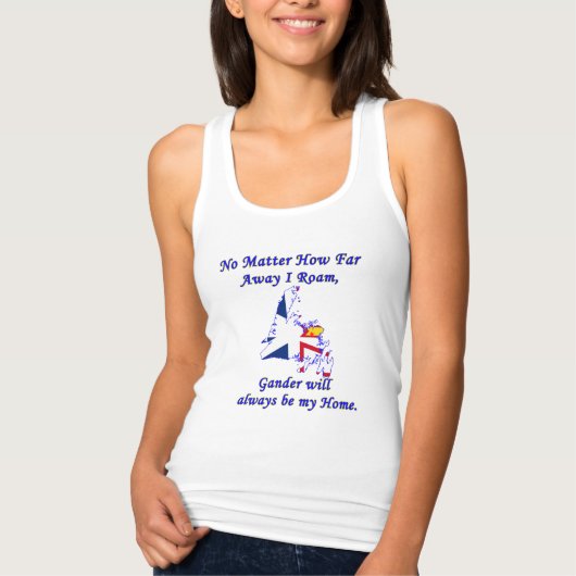 どんなに遠く行っても遠くに、ガンダー タンクトップ (正面)