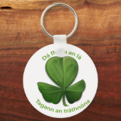 どんなに長い日でも、夕べ来。 キーホルダー (正面)