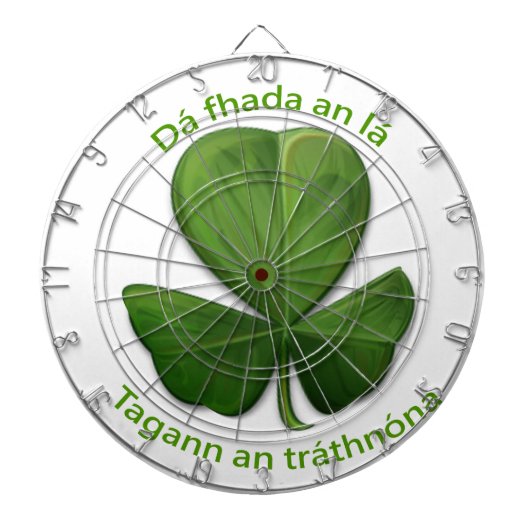 どんなに長い日でも、夕べ来。 ダーツボード (正面)