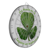 どんなに長い日でも、夕べ来。 ダーツボード (正面左)