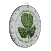 どんなに長い日でも、夕べ来。 ダーツボード (正面左)