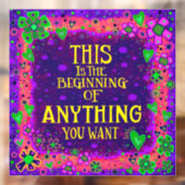 どんなものでもあなたが望む “Inspirivity” ウィンドウステッカー ウィンドウサイン (シート2)