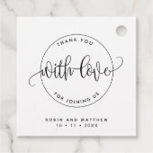 どんなイベントでも結構モダンだ。クラッ素朴ト フェイバータグ (裏面)