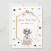 どんなイベントにもベアの招待状 招待状 (正面)