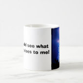 どんなカフェインが私にするか見るべきです! コーヒーマグカップ (中央)