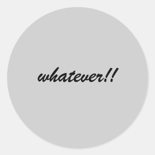 どんなステッカーでも ラウンドシール (正面)