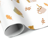 どんなスパイスがあなたのカボチャの包装紙 ラッピングペーパー (ロールコーナー)