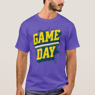 どんなスポーツチームでも使える面白いゲームデイ スポーツTシャツ Tシャツ