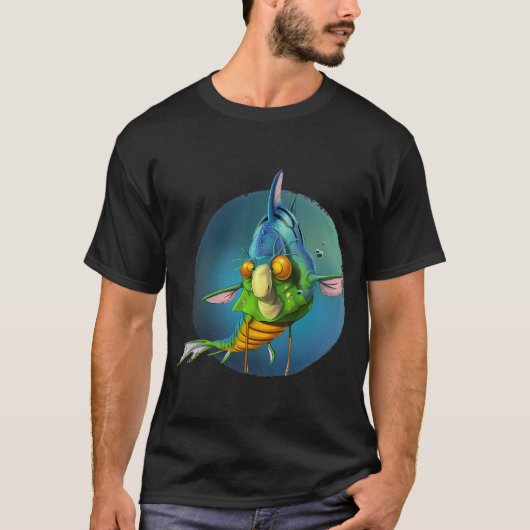 どんなヒレもあり得る Tシャツ (正面)