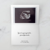 どんなミニマルな妊娠の発表かを推測する 案内状 (内部)