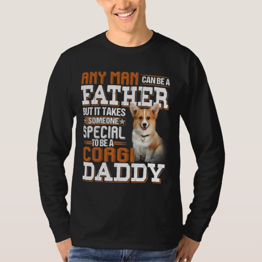 どんな人でも父親になれるが誰かSpeciを取る Tシャツ (正面)