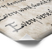 どんな人生も詩のプリントに値する フォトプリント            (角)