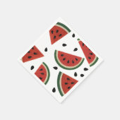 どんな切り方でもメロンがテーマのパーティー スタンダードカクテルナプキン (角)