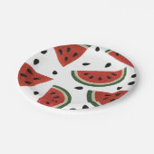 どんな切り方でもメロンがテーマのパーティー ペーパープレート (アングル)