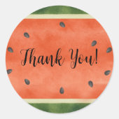 どんな切り方でもメロンが美味しい夏のパーティー ラウンドシール (正面)