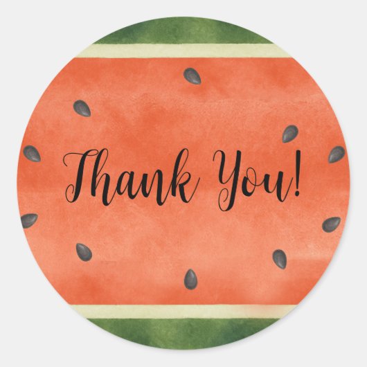 どんな切り方でもメロンが美味しい夏のParty ラウンドシール (正面)