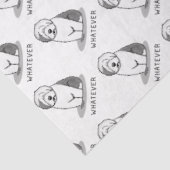 どんな古い英語のシェプドッグ（グレー1）おもしろい犬 薄葉紙 (詳細)