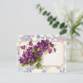 どんな大事な行事でもヴィオレット – 自分の言葉を追加！ ポストカード (スタンド正面)