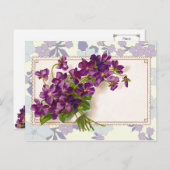 どんな大事な行事でもヴィオレット – 自分の言葉を追加！ ポストカード (正面/裏面)