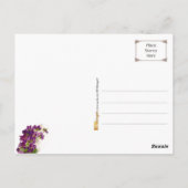 どんな大事な行事でもヴィオレット – 自分の言葉を追加！ ポストカード (裏面)