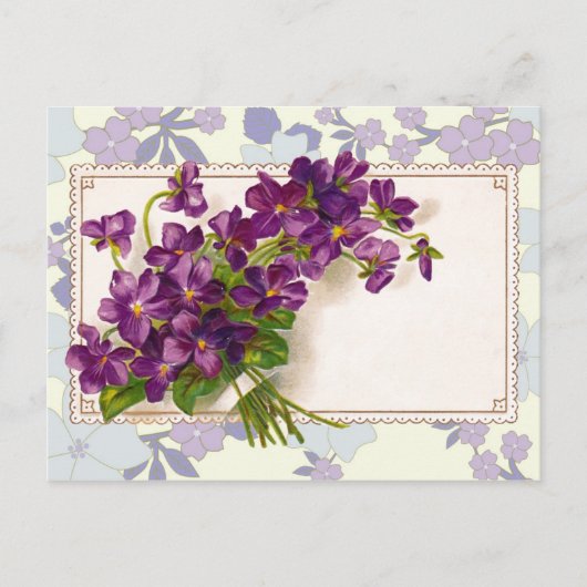 どんな大事な行事でもヴィオレット – 自分の言葉を追加！ ポストカード (正面)