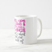 どんな女の子がマグから成っているか コーヒーマグカップ (正面右)