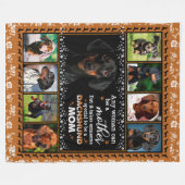 どんな女性でも母親になれるが、誰かSpeciを取る フリースブランケット (正面(横))