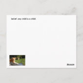 どんな子供だって子供なんだ ポストカード (裏面)