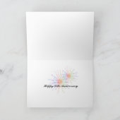 どんな年でもカスタマイズ～記念日をお祝いしよう カード (内部)