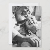 どんな年の結婚記念日でも使えるグリーン写真 招待状 (裏面)