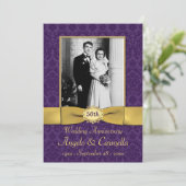 どんな年の結婚記念日にも使える招待状です 招待状 (スタンド正面)