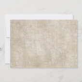 どんな年齢でも - リトルラムの写真付き誕生日パーティー招待状 招待状 (裏面)