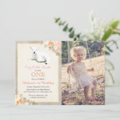 どんな年齢でも - リトルラム 誕生日 フォト 招待状 (スタンド正面)