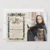 どんな年齢でも - 中世ルネサンス 誕生日写真 招待状 (正面)