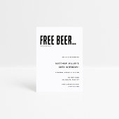 どんな年齢のユーモアあふれる大人の誕生日パーティー招待状 招待状