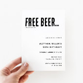 どんな年齢のユーモアあふれる大人の誕生日パーティー招待状 招待状