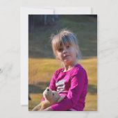 どんな年齢のリマの子供の誕生日パーティーの招待状 招待状 (裏面)