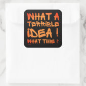 どんな恐ろしいアイディアだ何時おもしろい? スクエアシール (バッグ)