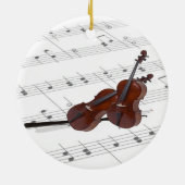 どんな感覚のように鳴りなさいかチェロ版-カスタマイズ セラミックオーナメント (裏面)