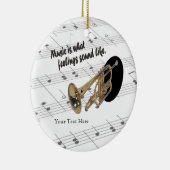 どんな感覚のように鳴りなさいかトランペット版#2か- セラミックオーナメント (右)