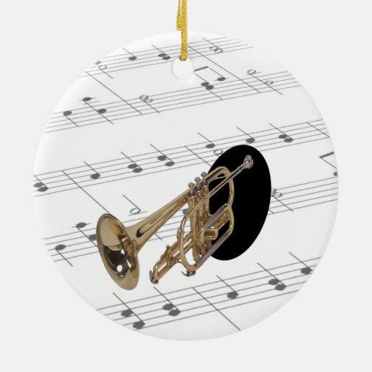 どんな感覚のように鳴りなさいかトランペット版#2か- セラミックオーナメント (裏面)