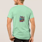 どんな戦いも勇敢に トライブレンドTシャツ (裏面)
