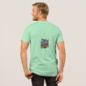 どんな戦いも勇敢に トライブレンドTシャツ (フル背面)